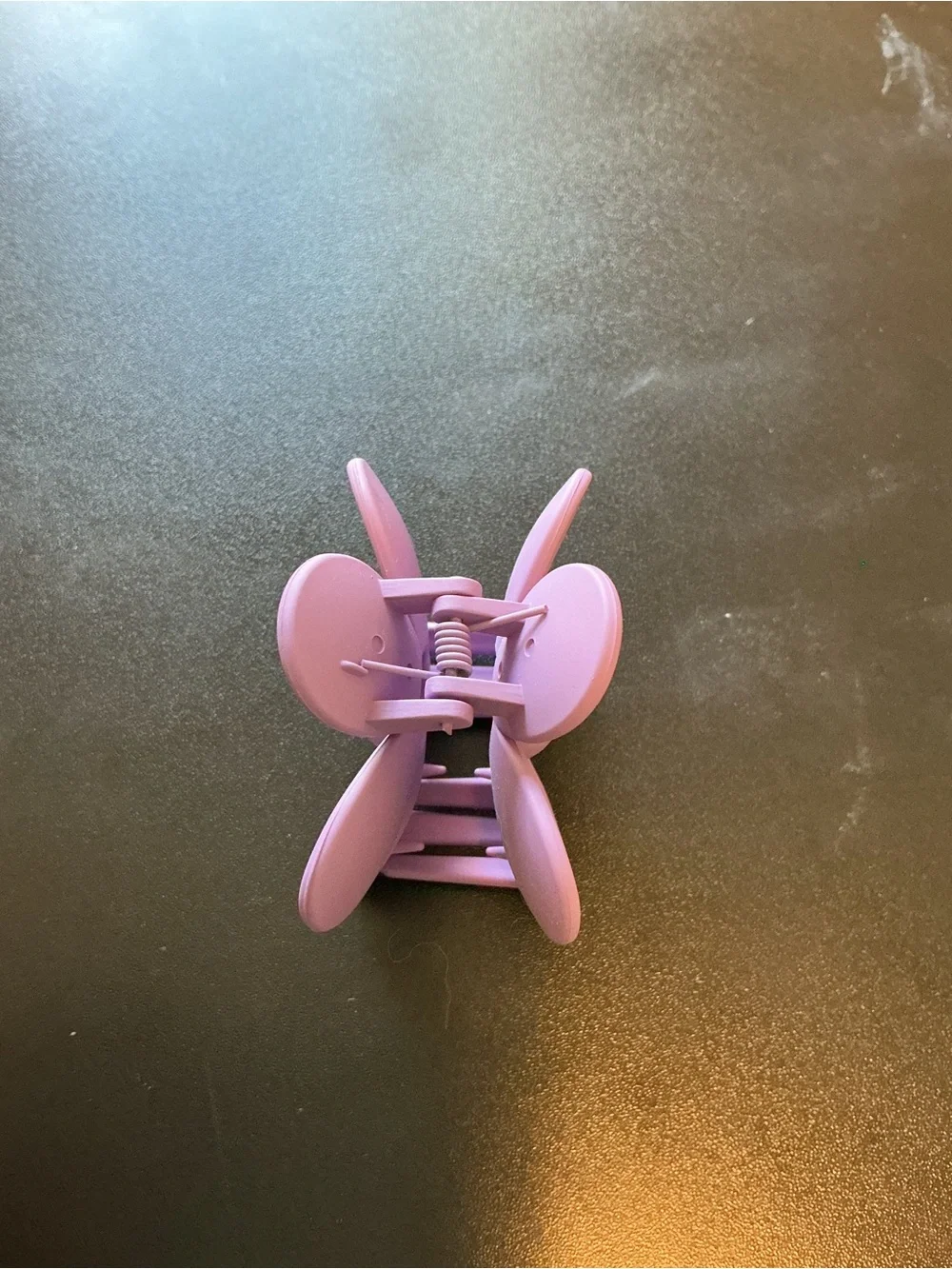 Purple Flower Hair Clip
